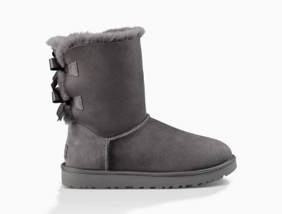 UGG Bailey Bow II Womens Boots Grey - AU 780SB